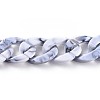 Acrylic Curb Chains AJEW-JB00505-05-3