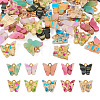 40Pcs 10 Style Transparent Acrylic Charms FIND-BY0001-22-2