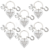 6Pcs Alloy Keychains KEYC-SW00044-1