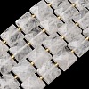 Natural Quartz Crystal Beads Strands G-F839-A31-01-2