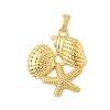 Brass Pendants KK-B139-21A-G-1