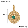 304 Stainless Steel & Natural & Synthetic Gemstone Beaded Pendants STAS-OY010-26G-8