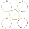 Glass Beaded Necklaces for Women NJEW-JN06081-2