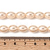 Electroplated Shell Pearl Beads Strands BSHE-B008-07C-4