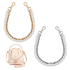 2Pcs 2 Colors Plastic Imitation Pearl Beaded Double Strand Bag Handles DIY-CA0005-93-1