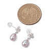 Natural Pearl Ear Studs EJEW-P286-09P-3