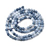 Natural Blue Opal Beads Strands G-P603-C-3mm-04-3