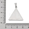 304 Stainless Steel Pendants STAS-D112-09AS-3