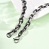 Unisex 304 Stainless Steel Necklaces NJEW-C115-04AS-3