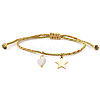 Bohemian 304 Stainless Steel Star Charm Bracelets GE8132-8-1