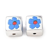 Printed Plating Acrylic Beads AC-CBA655C-17E-1
