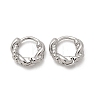 Brass Hoop Earrings EJEW-Q015-03P-01-2