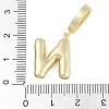 Brass Micro Pave Clear Cubic Zirconia Pendants KK-M289-01N-G-3