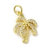 Brass Micro Pave Cubic Zirconia Pendants KK-M283-14A-01-1