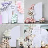 Cloth D-shaped Arch Backdrop Cover for Birthday Party Wedding Baby Shower Decorations DIY-WH20079-043A-4