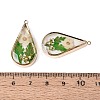 Epoxy Resin Pendants KK-Q082-02KCG-05-3