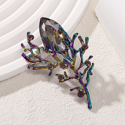 Alloy Rhinestone Brooches JEWB-M046-21B-1