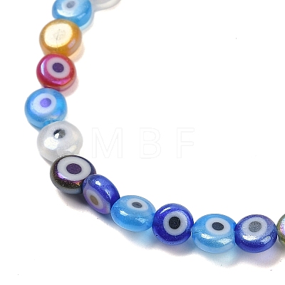 Handmade Evil Eye Lampwork Beads Strands LAMP-G166-04A-03-1