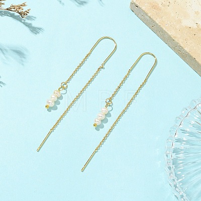 Beass Stud Earrings EJEW-JE07239-1