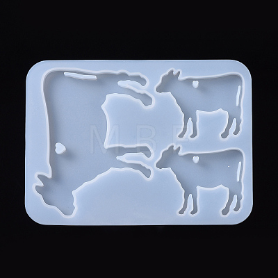 Cattle Pendant Silicone Molds X-DIY-I026-17-1