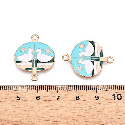 Alloy Enamel Pendants PALLOY-N176-29D-RS-1