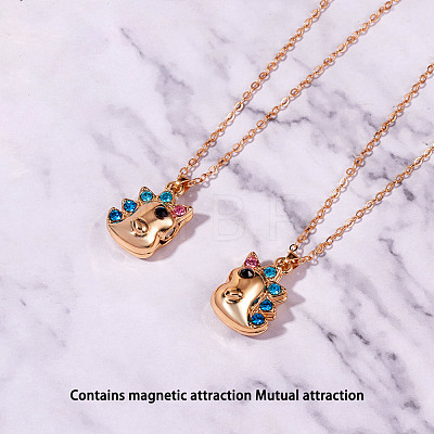 2Pcs Magnetic Matching Necklaces Set JN1025A-1