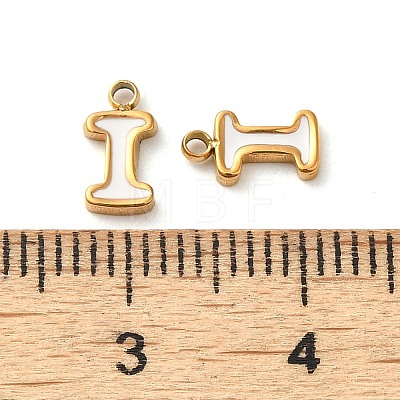 304 Stainless Steel Enamel Charms STAS-L022-292G-I-1