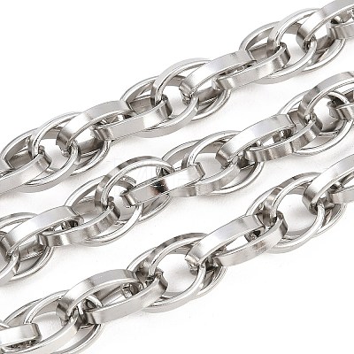 304 Stainless Steel Rope Chains CHS-C022-01P-1