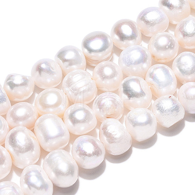 Natural Cultured Freshwater Pearl Beads Strands X1-PEAR-N013-08G-1