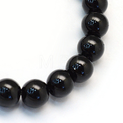 Baking Painted Pearlized Glass Pearl Round Bead Strands HY-Q003-10mm-80-1