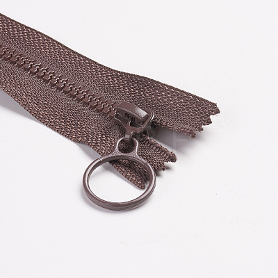 Resin Close End Zippers FIND-WH0052-44M-1