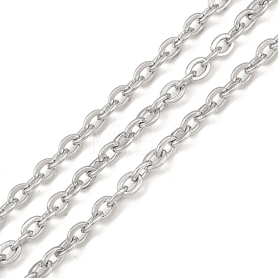 Tarnish Resistant 304 Stainless Steel Cable Chains CHS-R008-13-1