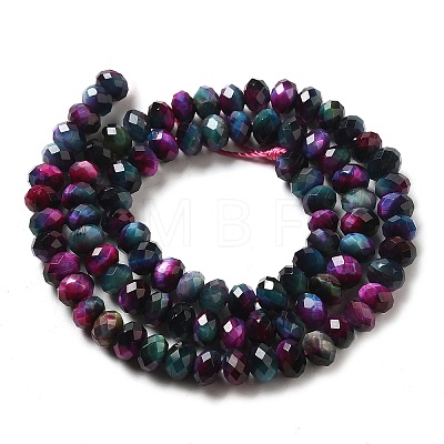 Natural Rainbow Tiger Eye Beads Strands G-NH0002-D01-02-1