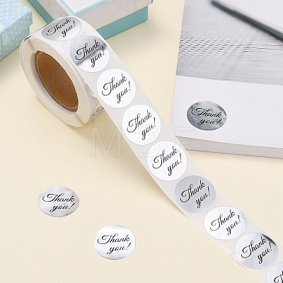 1 Inch Thank You Stickers DIY-G025-J01-1