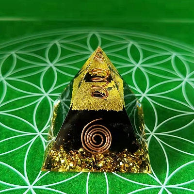 Orgonite Pyramid Resin Energy Generators PW-WG79779-01-1