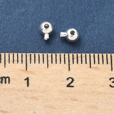Brass Crimp Beads X-KK-H532-27S-02-1