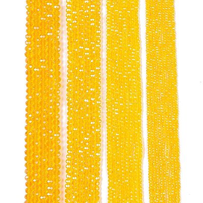 Electroplate Glass Beads Strands EGLA-A044-T6mm-A05-1