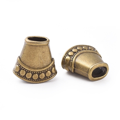 Tibetan Style Bead Cones TIBEB-A124175-AB-FF-1