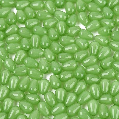 Imitation Jade Glass Beads GLAA-Q113-01A-B05-1