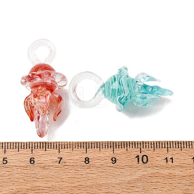 Handmade Lampwork Pendants LAMP-K039-31-1