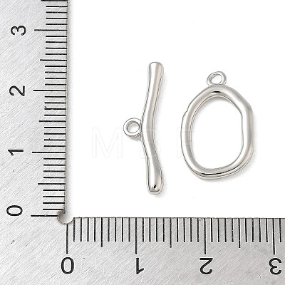 Brass Toggle Clasps KK-CBAFC6C-07F-P-1