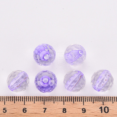 Transparent Acrylic Beads TACR-S154-10A-47-1