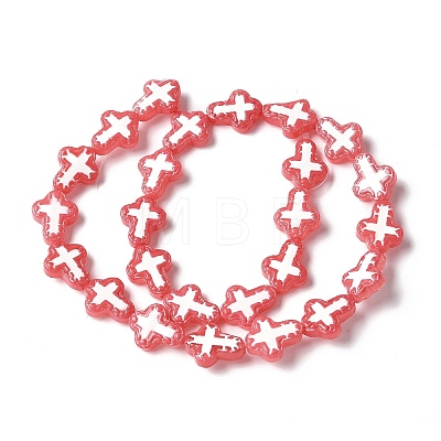 Baking Paint Glass Enamel Beads BLOW-D300-06C-1