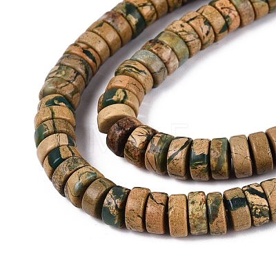 Natural Verdite Stone Beads Strands G-N367-03A-10-1