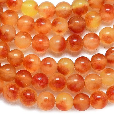 Natural Malaysia Jade Beads Strands G-B165-C05-10mm-1