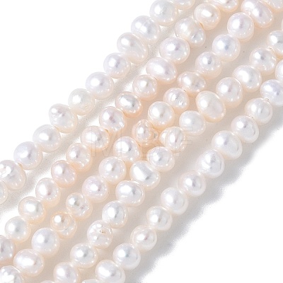 Natural Cultured Freshwater Pearl Beads Strands PEAR-I007-07F-01A-1