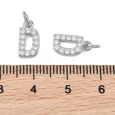 SHEGRACE Brass Micro Pave Clear Cubic Zirconia Pendants XGRQ29012-394P-D-1
