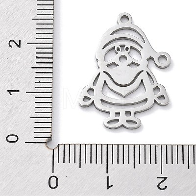 Christmas Theme Anti-Tarnish 304 Stainless Steel Pendants STAS-R003-04P-02-1