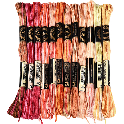 6-Ply Polyester Embroidery Floss OCOR-WH20074-15E-1