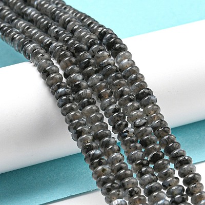 Natural Larvikite Beads Strands G-K343-C06-02-1